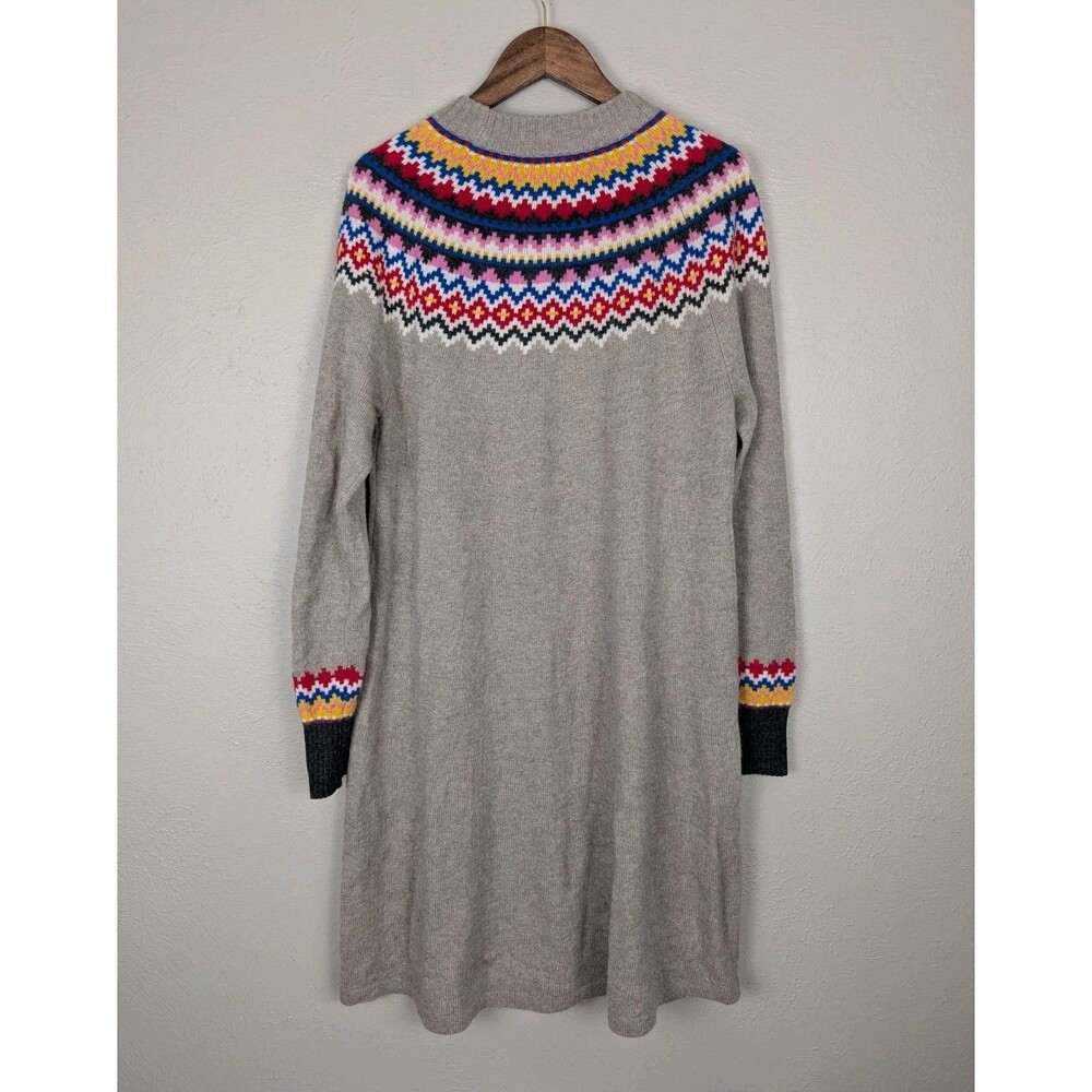 Boden Millie Fair Isle Knitted Sweater Dress - Picture 6 of 8